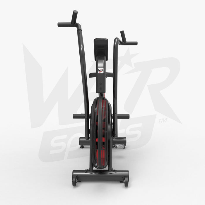 Exercise bike for cardio training back view