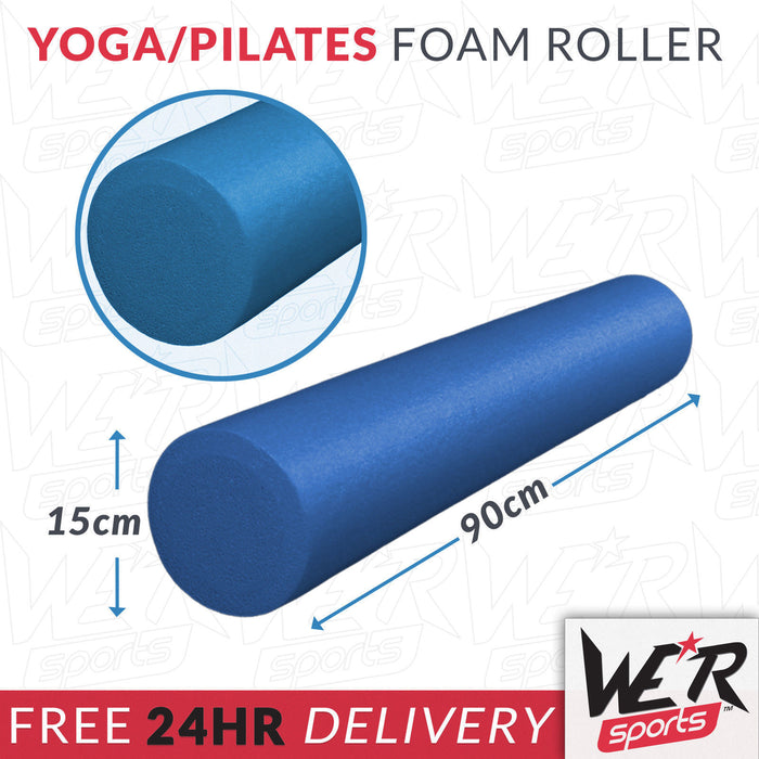 24 hr delivery of blue yoga/pilates foam roller from WeRSports
