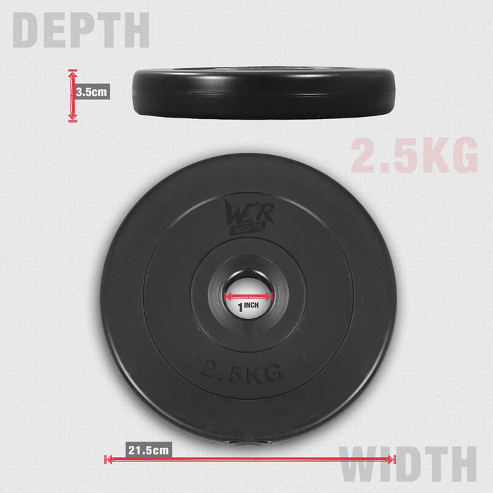 2.5 kg weight size dimension
