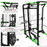 MaxiLift Foldable Crossfit TM Power Rack weight plate storage