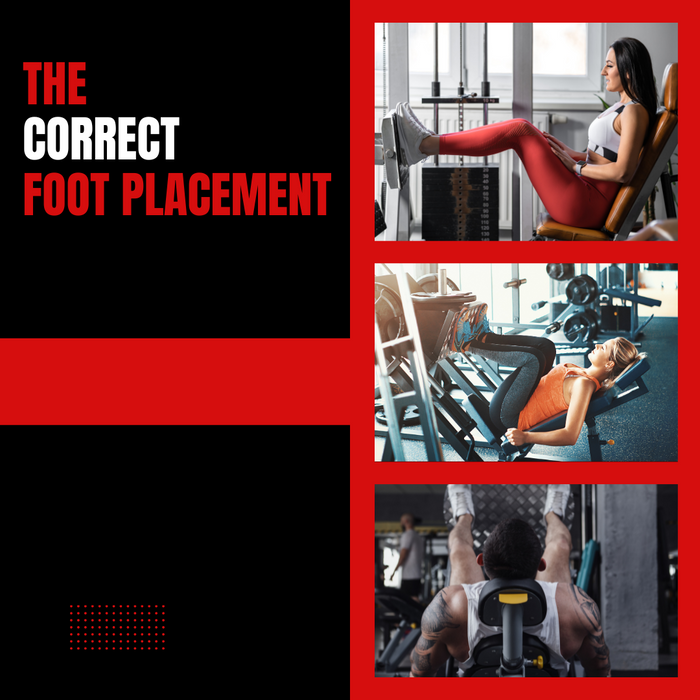 The Correct Foot Placement For A Leg Press Machine To Target Different Leg Muscles