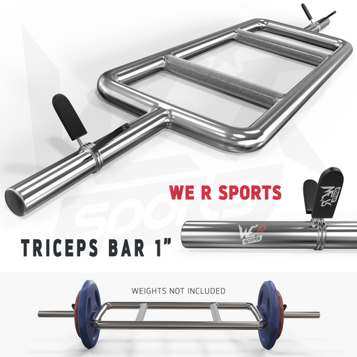 FlexBar Triceps bar with spring Collars from WeRSports