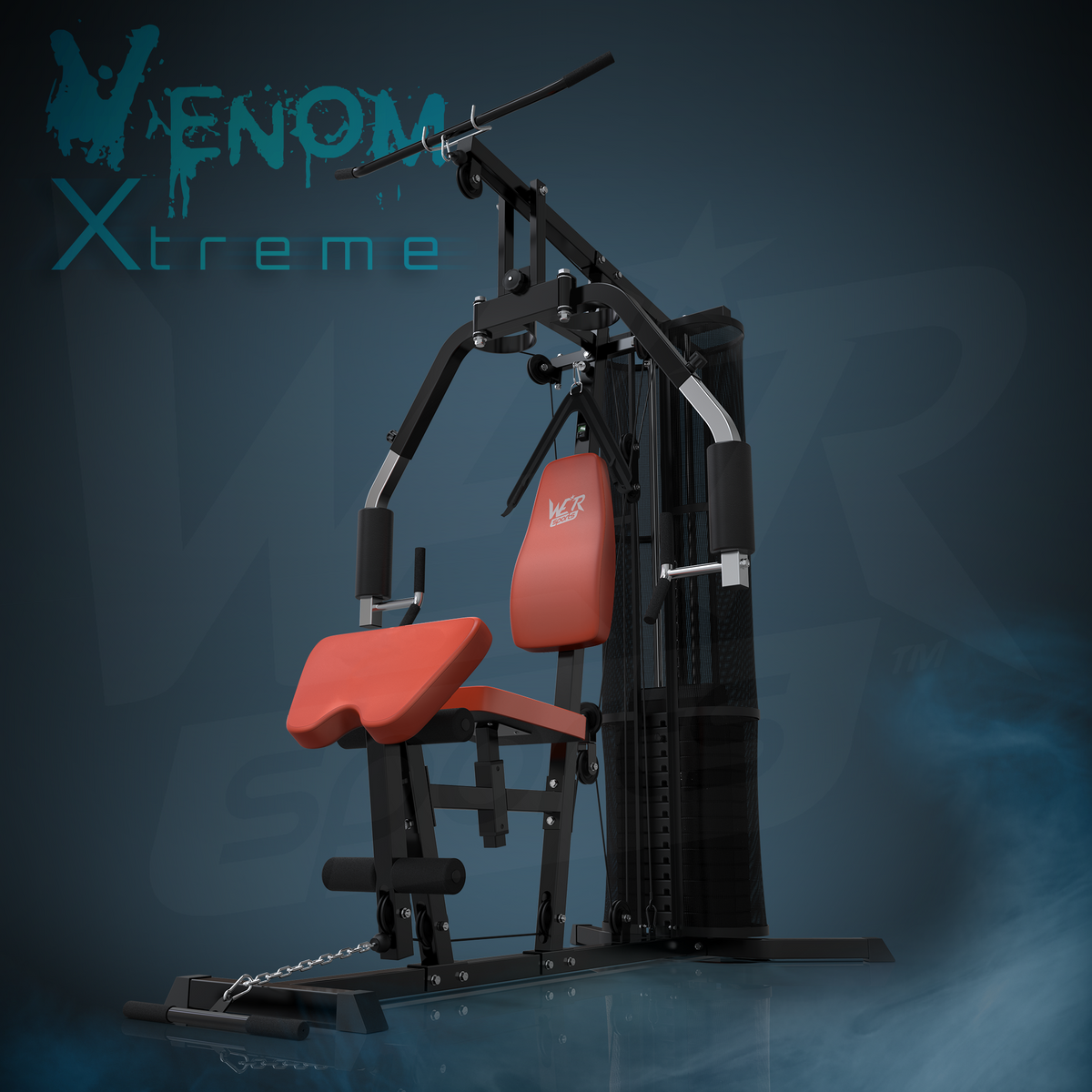 VenomXtreme Home Multi Gym BLACK-RED