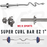 FlexBar 1" Super Curl Bar with SpinLock Collars from WeRSports