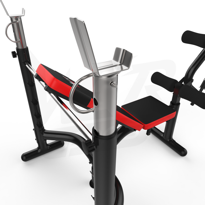 BenchXPower 2 Premium black and red weight bench