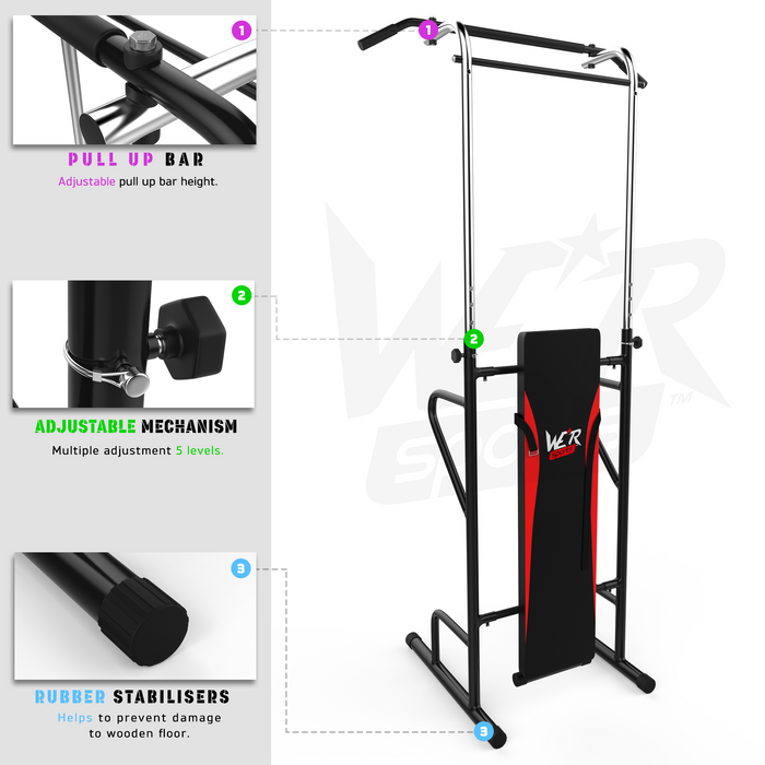 TowerPower Pull Up Station product feature