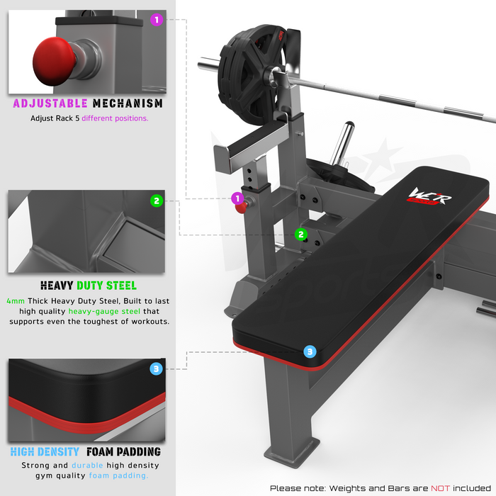 WeRSports bench weights features