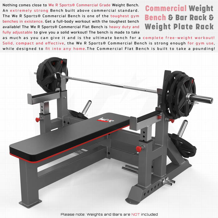 Weight bench and bar rack from WeRSports