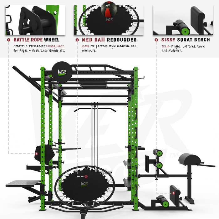 Big power cage rack crossfit training instructions