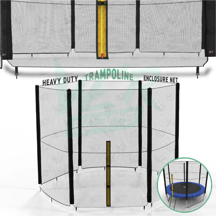 heavy duty trampoline enclosure net from WeRSports