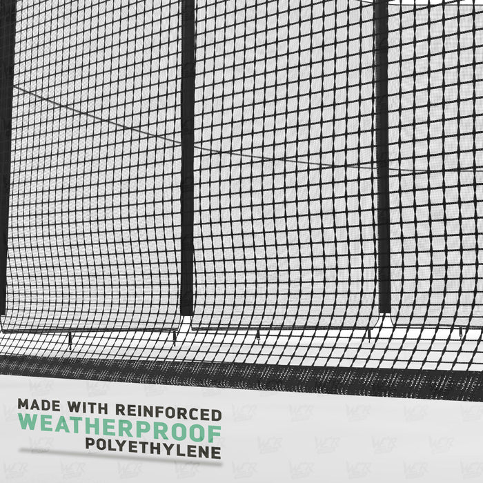 BounceXtreme Trampoline weatherproof safety net