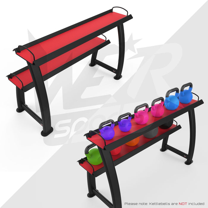 WeRSports home gym kettlebell display stand