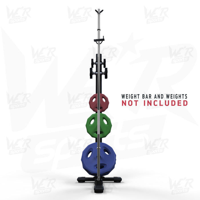 Dumbbell and weight bar and plates storage rack from WeRSports