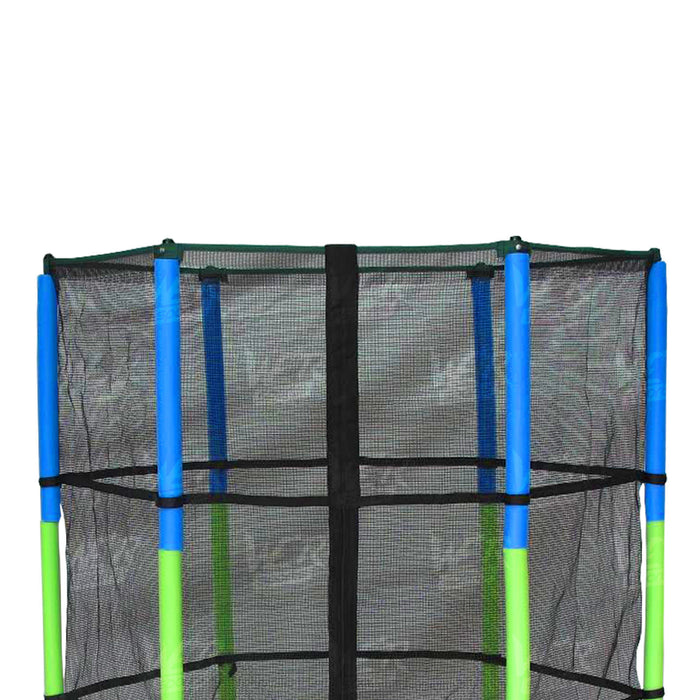 Multicolour trampoline net