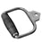 Cable Attachment Stirrup Handle from WeRSports in silver and black