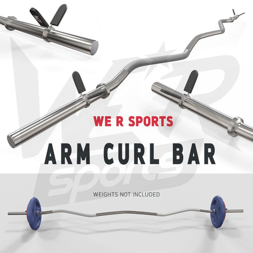FlexBar 1" Curl Bar with Spring Collars from WeRSports for weight training
