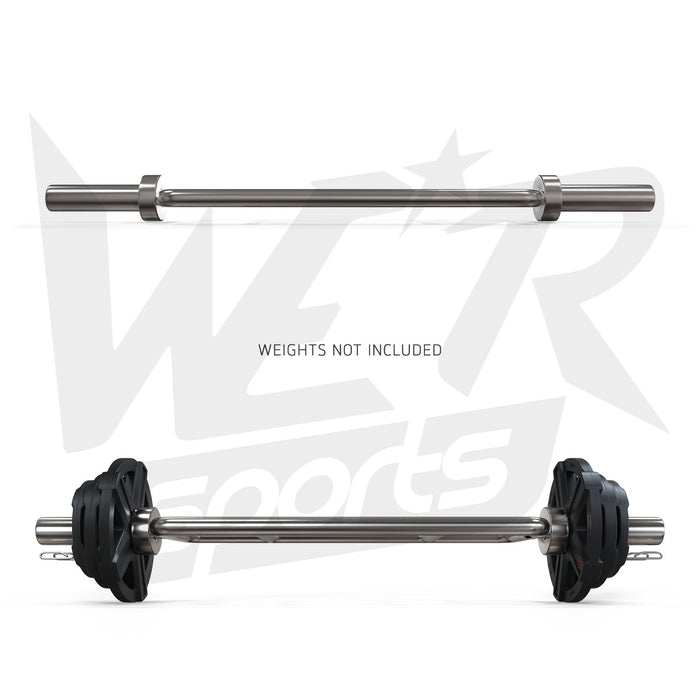 Tricep bar with and without weights