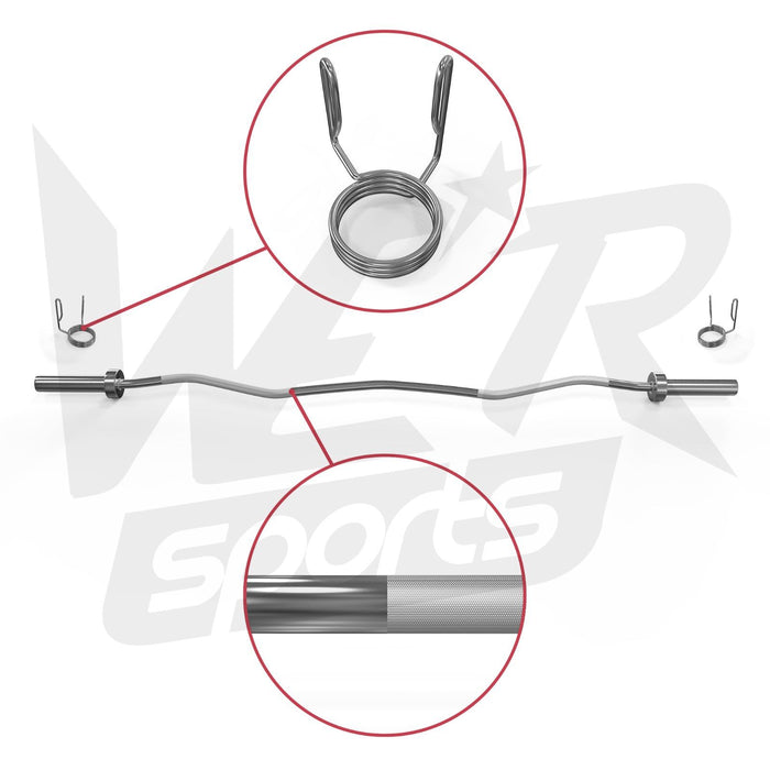 FlexBar Olympic EZ Curl bar parts and accessories