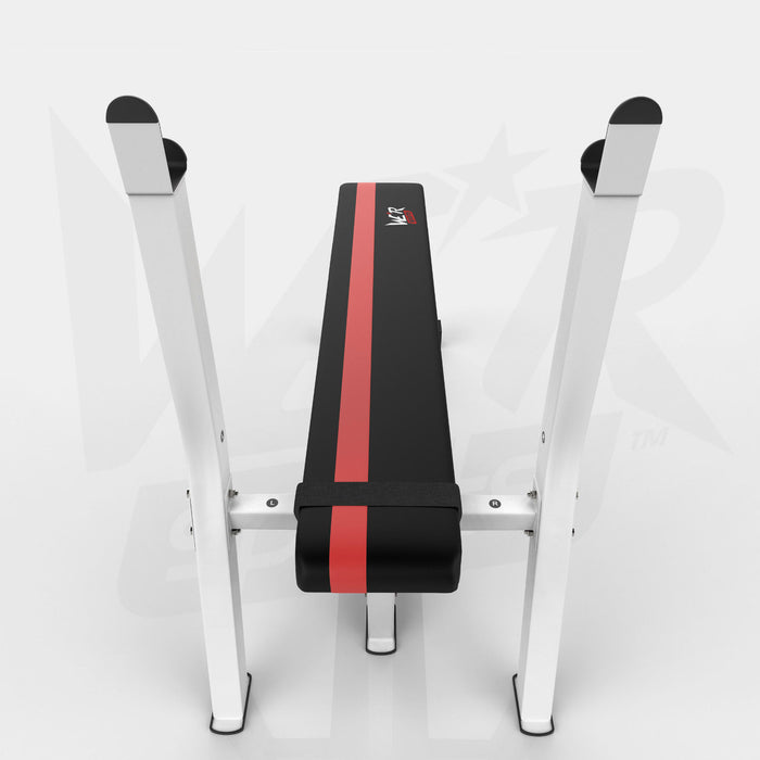 Top view of BenchXPower flat weight bench from WeRSports