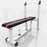White and red flat weight bench from WeRSports