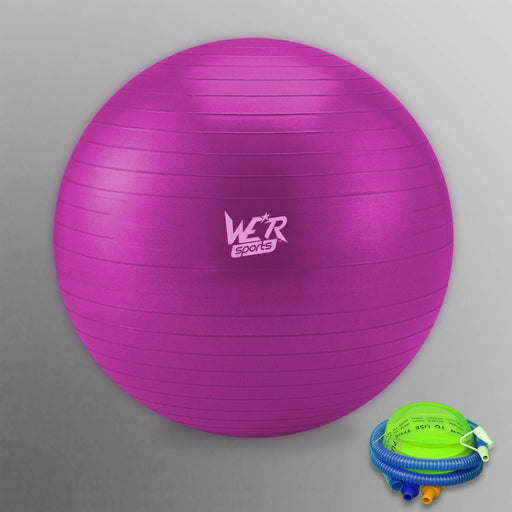 purple gym ball