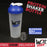 24 hr delivery blue protein shaker bottle from WeRSports
