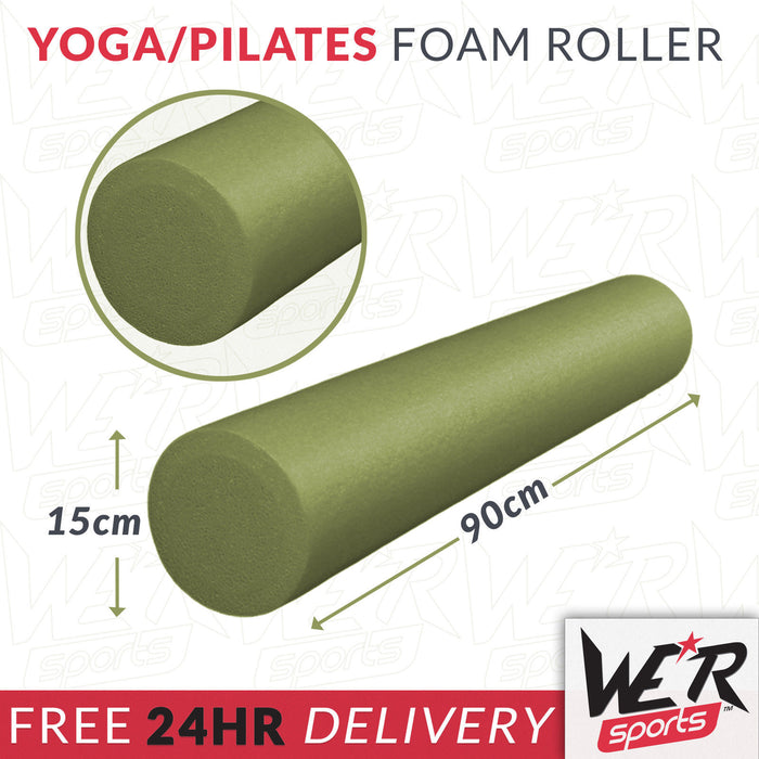 24 hr delivery of green yoga/pilates foam roller from WeRSports