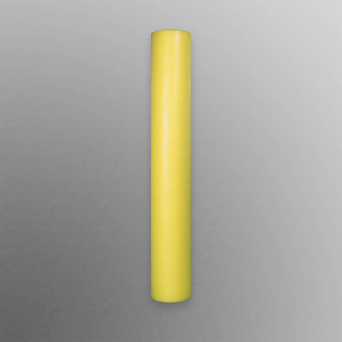 yellow 90cm foam roller vertical view