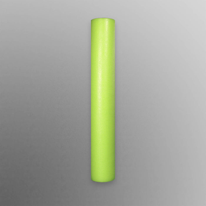 green 90cm foam roller vertical view