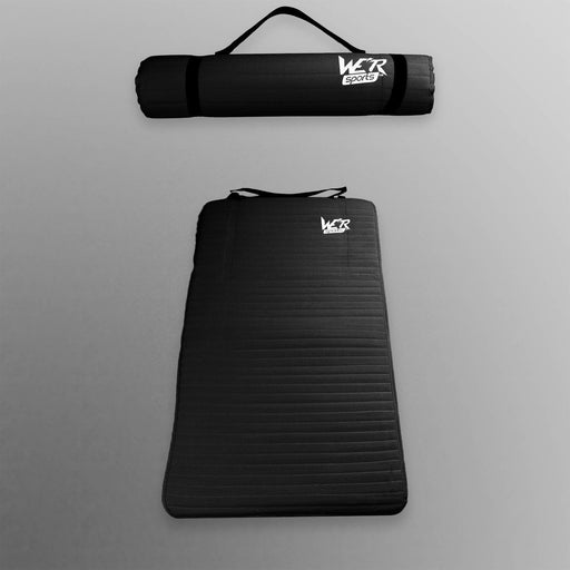 black 10mm yoga mat from WeRSports