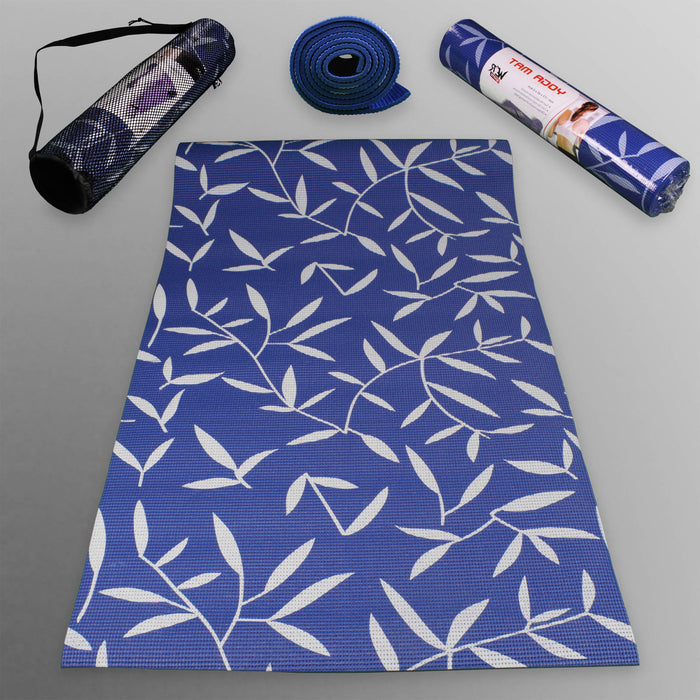 blue YogaFlex Yoga Mat Pattern from WeRSports