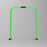 front view green parallel bars