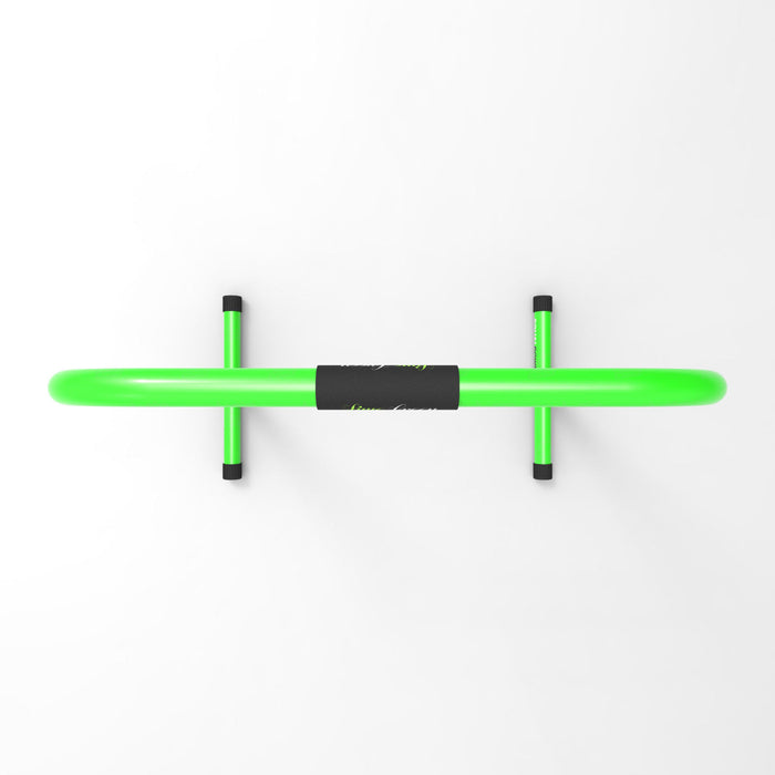 top view green parallel bars