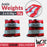24 hr delivery 1kg RunFlex Ankle weights from WeRSports