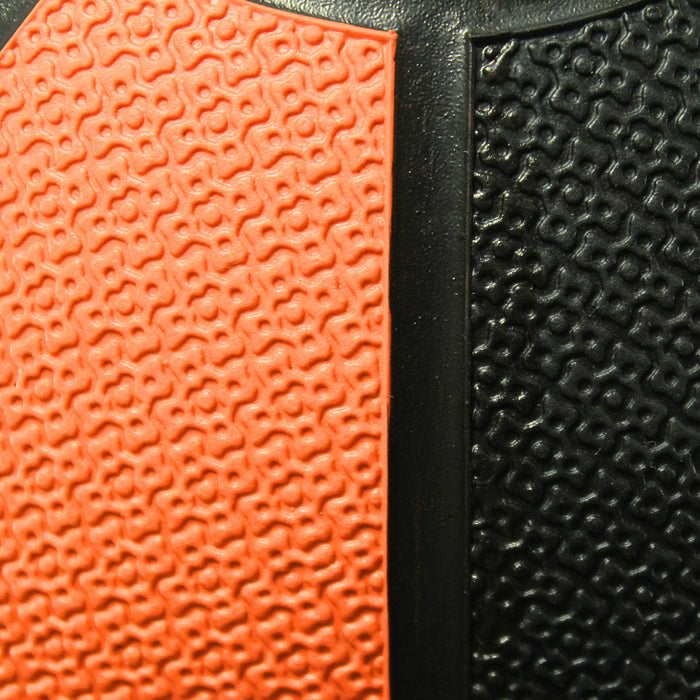 orange crossfit medicine ball surface