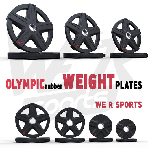 olympic rubber weight plates