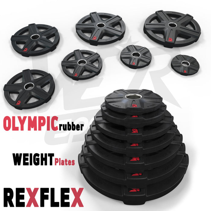 RexFlex olympic weight plates