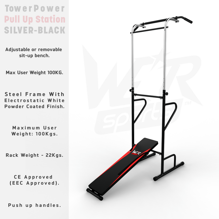Pull up station gym equipment features