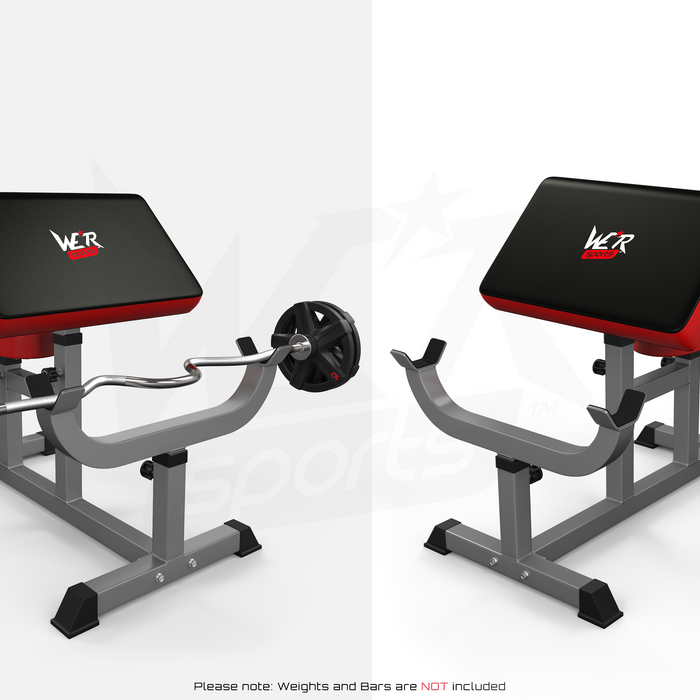 Biceps preacher bench strength training from WeRSports