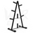 Weight rack stand without weights