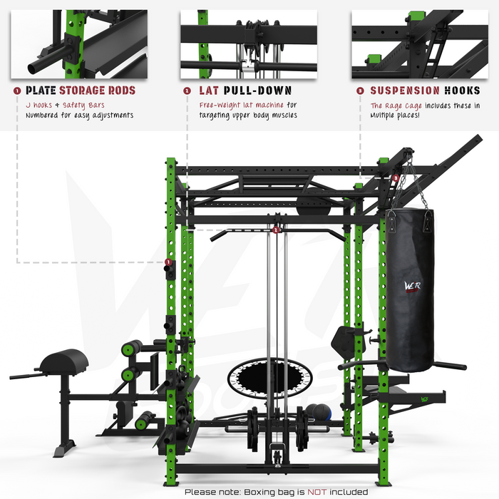 Big power cage rack exercise instructions