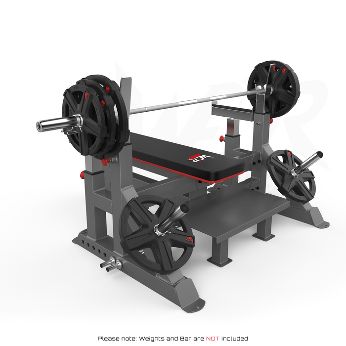 WeRSports weight bench plate rack