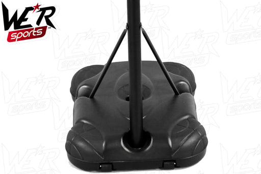 Portable basketball net hoop base