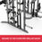 we r sports multi gym smith machine power rack comercial cage silver