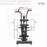 Exercise bike size dimensions 3