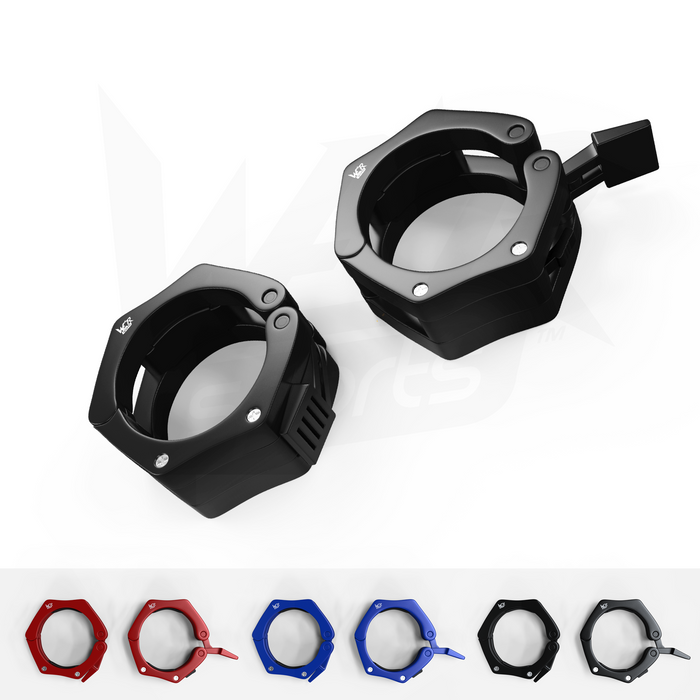 black bar clip collar set