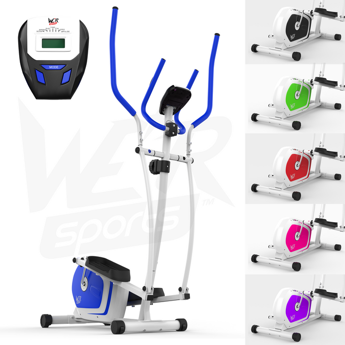 blue0 1 Blue revxtreme vibe magnetic elliptical cross trainer by we r sports