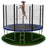 BounceXtreme Garden Trampoline with Ladder and RainCover with child playing