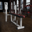 BenchXPower weight bench white and red rack and plate holder from WeRSports