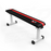 WeRSports white and red flat weight bench from WeRSports
